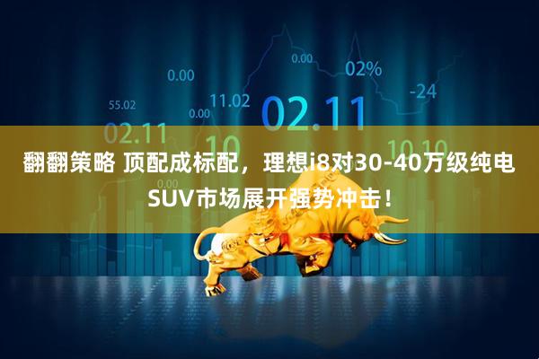 翻翻策略 顶配成标配，理想i8对30-40万级纯电SUV市场展开强势冲击！